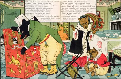 Goldilocks and the Three Bears by Walter Crane